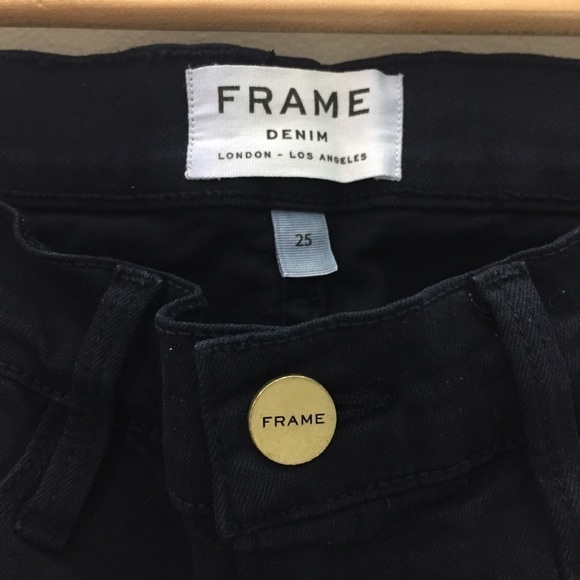 Frame Denim Le Skinny de Jeanne Deep Blue Dive Sz 25 Excellent condition! - Picture 4 of 7